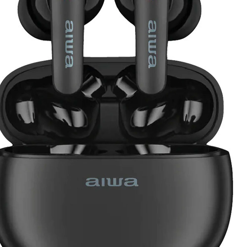 AIWA In-Ear Gelstem True-Wireless Earbuds ANC Black - Image 3