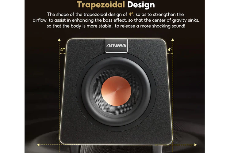 AIYIMA 800X 8" 150W Powered Subwoofer - Image 4