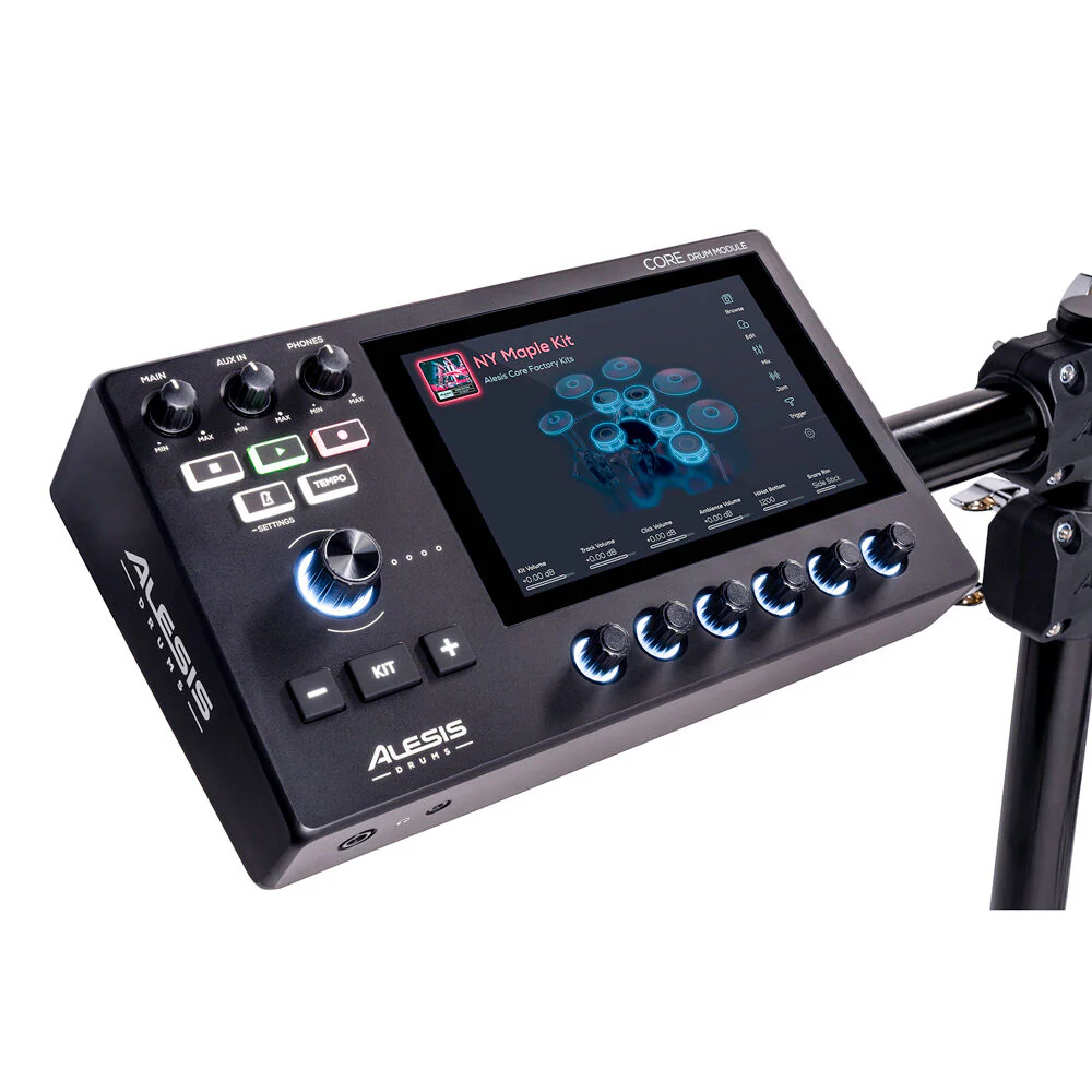 Alesis 7pc Drums Electronic Strata Club Drum Kit with Touchscreen Module - Image 2