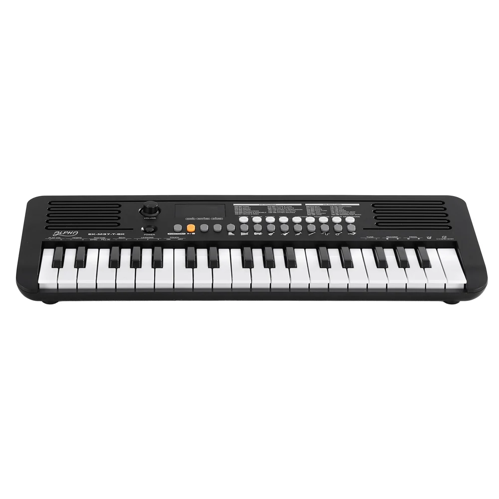 Alpha 37-Key Digital Piano Keyboard Electric (Black) - Image 3