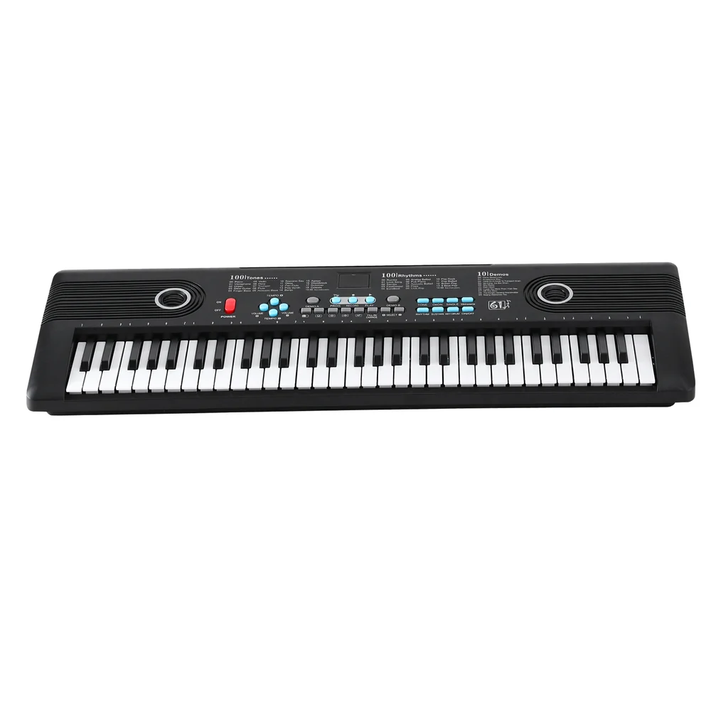 Alpha 61-Key Digital Piano Keyboard Electric Kids Gift (Black) - Image 3