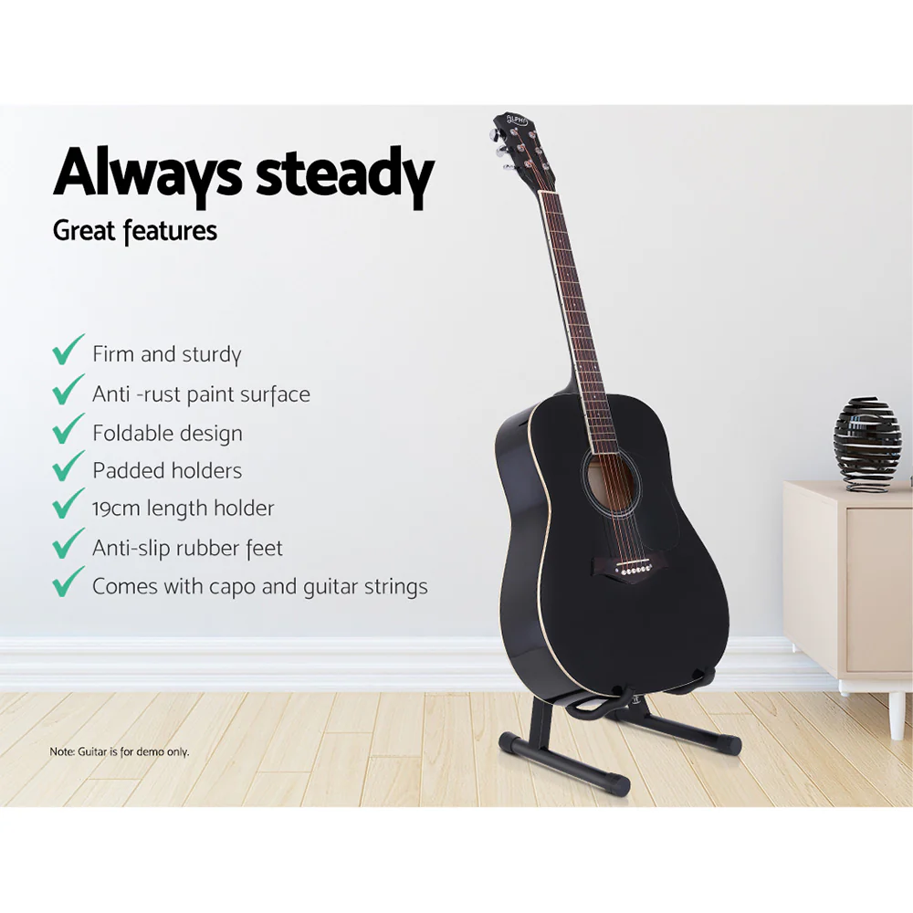 Alpha Guitar Stand Folding Portable Floor Rack Holder - Image 3