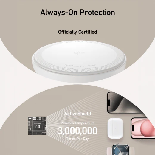 Anker MagGo 3-in-1 Wireless Charging Stand with Qi2 (White) - Image 8