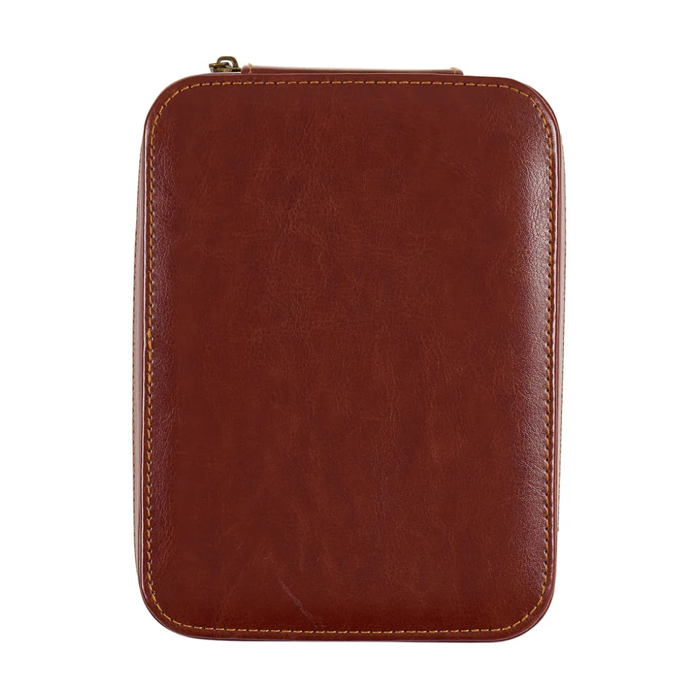 Annabel Trends Gentlemans Jewellery Travel Watch Box with Vegan Leather 8.5x13.5cm - Image 7