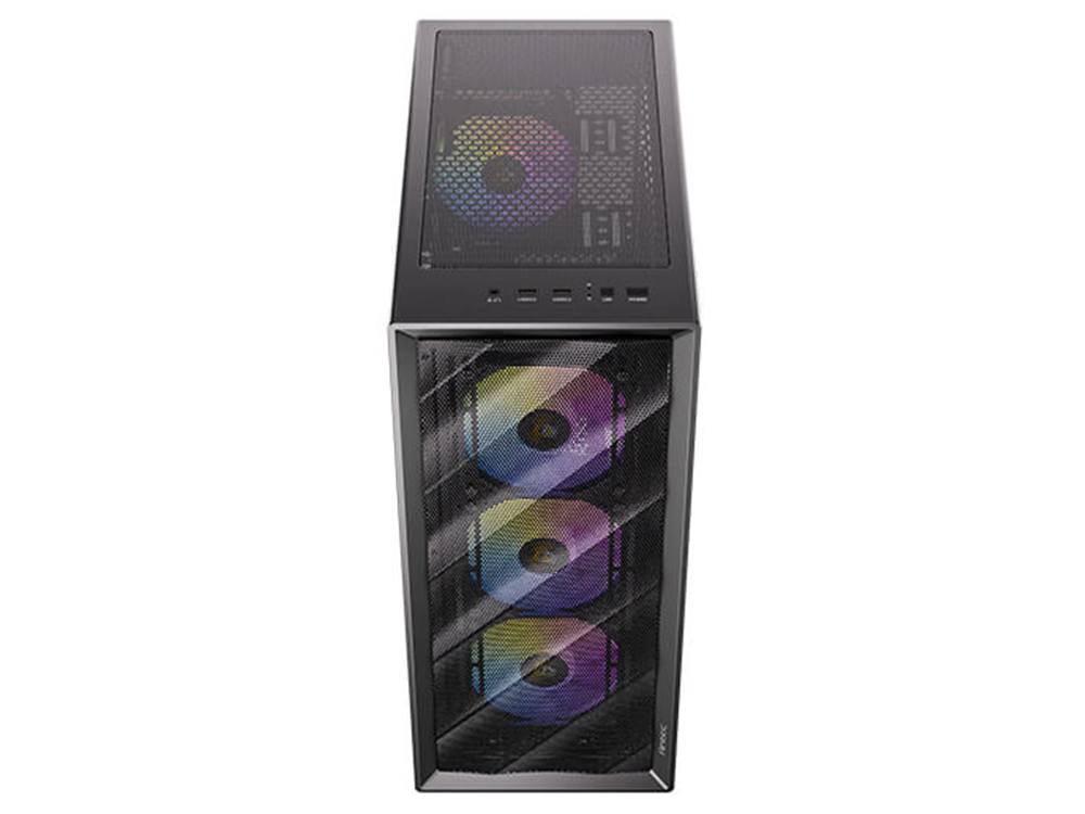 Antec AX85 ARGB Tempered Glass Mid-Tower Gaming Case - Black - Image 9