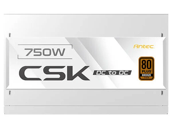 Antec CSK DC 750W 80+ Bronze PCIE 5.1 Power Supply (White) - Image 2