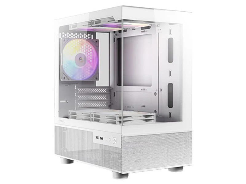 Antec CX200M RGB Elite Micro-ATX Gaming Case - White - Image 6