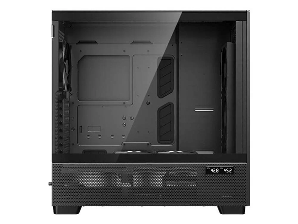 Antec Flux Pro Metal Mesh/Walnut Front E-ATX Full-Tower Case (Black) - Image 9