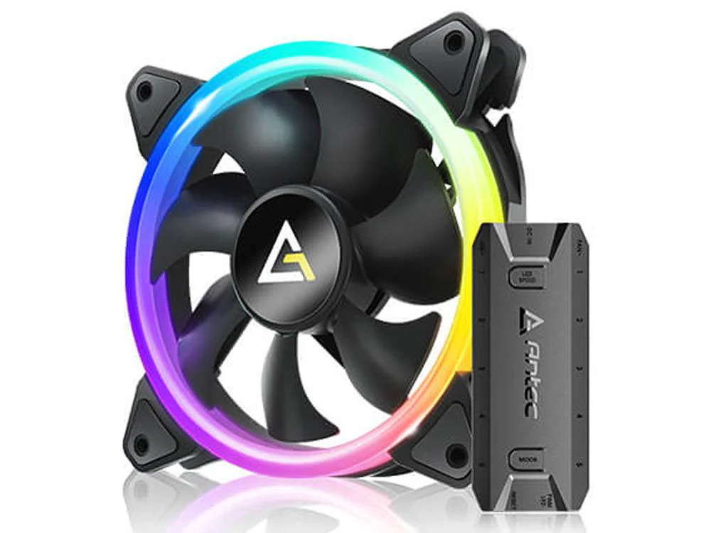 Antec Neon 12 ARGB PWM 120mm Case Fan with ARGB Controller - 3 Pack (Neon 120 ARGB_3PK) - Image 5
