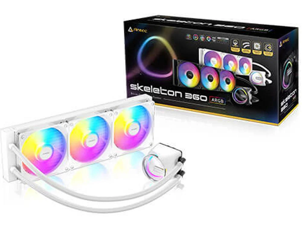 Antec Skeleton 360 ARGB AIO CPU Cooler - White - Image 9