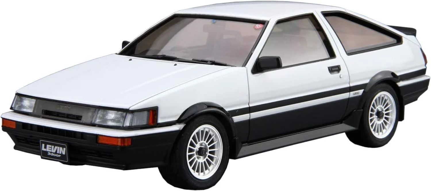 Aoshima 1/24 Toyota AE86 Corolla Levin GT-Apex '85 - Image 4