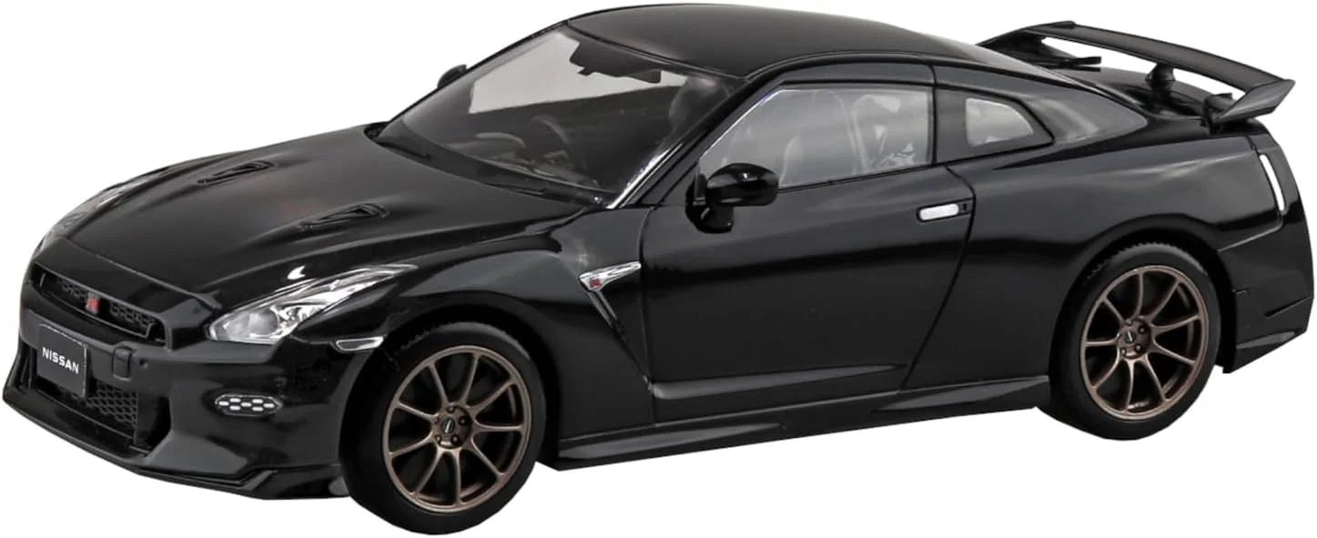Aoshima 1/32 Snap Nissan R35 Nissan GT-R 2024 (Meteor Flake Black Pearl ) - Image 2