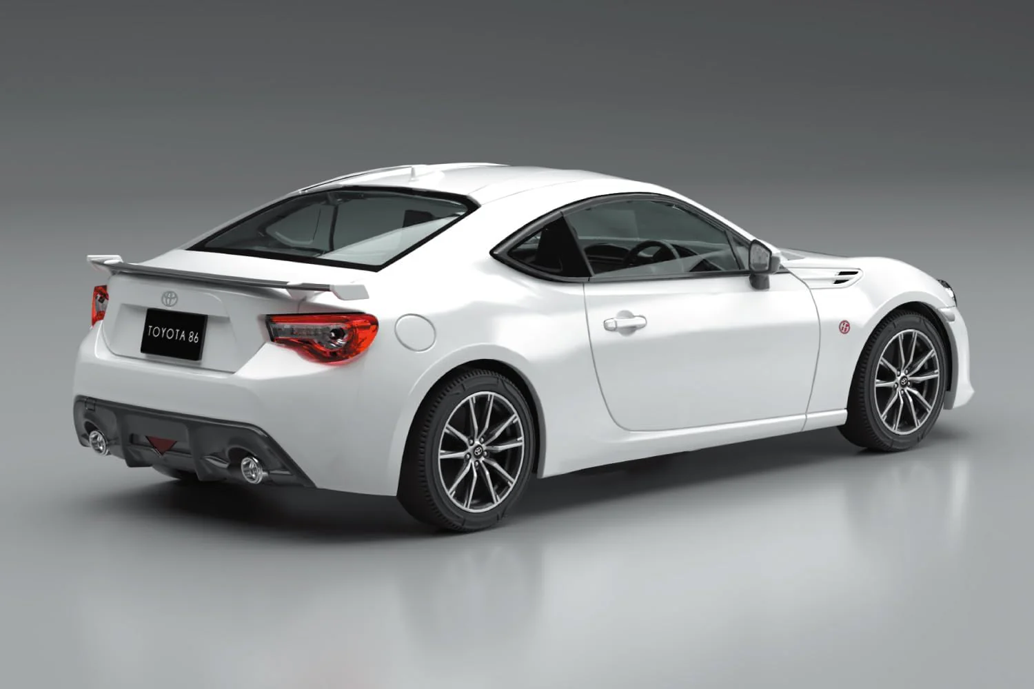 Aoshima 1/32 Snap Toyota 86 (Crystal White Pearl) - Image 4