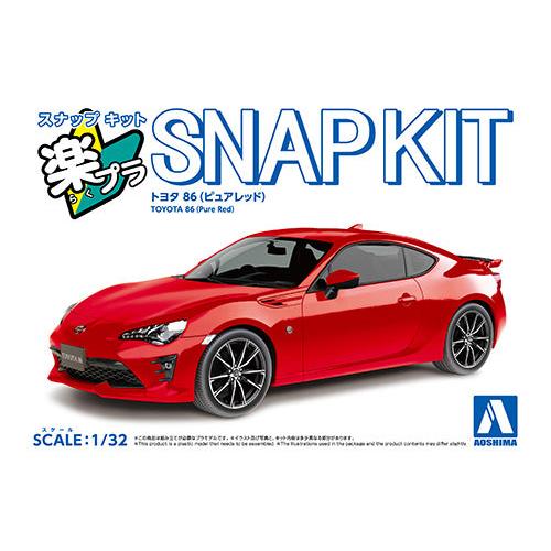 Aoshima 1/32 Snap Toyota 86 (Pure Red) - Image 4