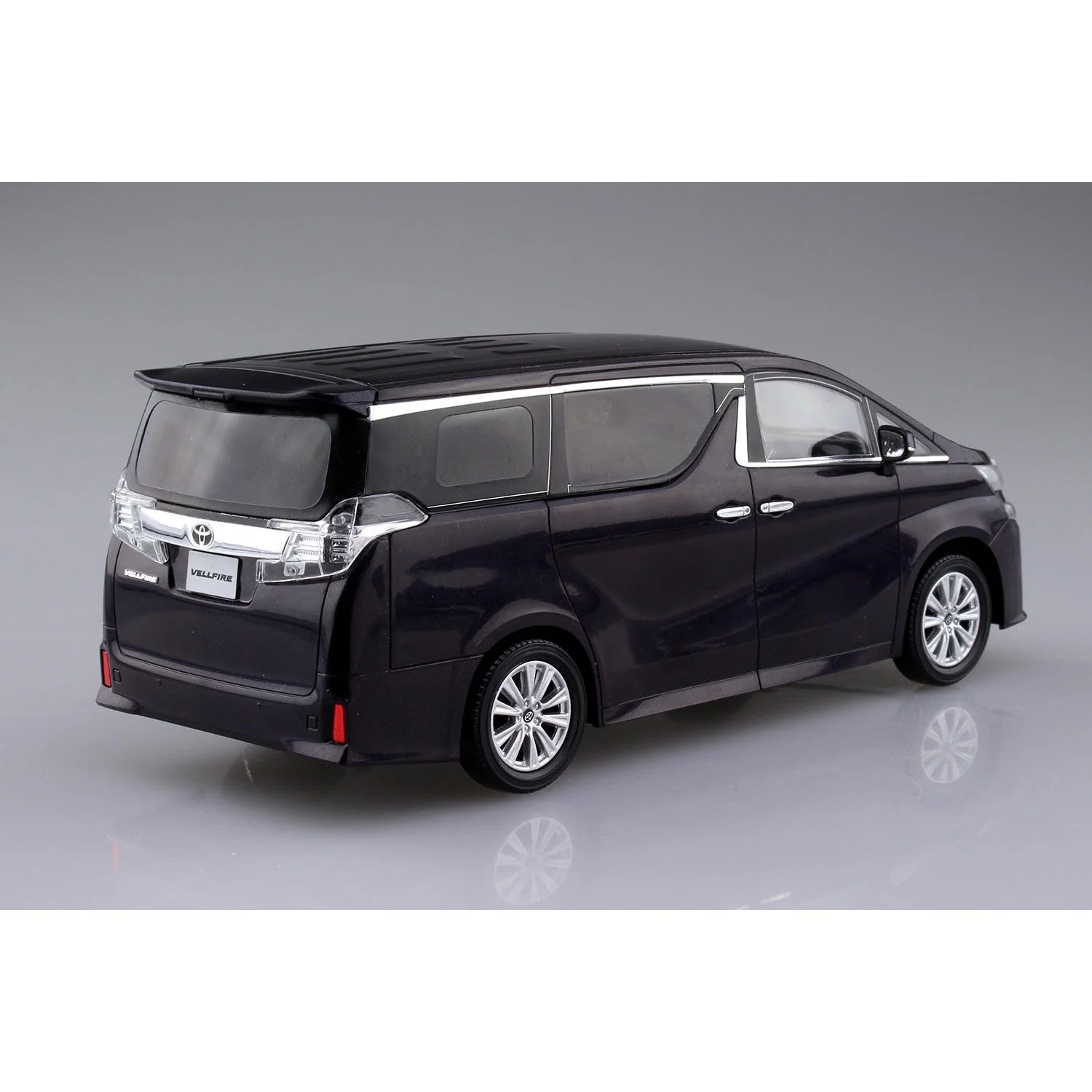 Aoshima 1/32 Snap Toyota Vellfire (Burning Black Crystal Shine Glass Flake) - Image 2