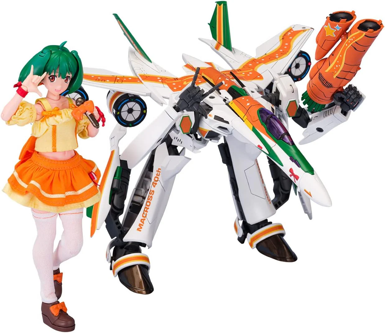 Aoshima V.F.G. Macross F VF-25F Messiah Ranka Lee Macross 40th Anniversary - Image 2