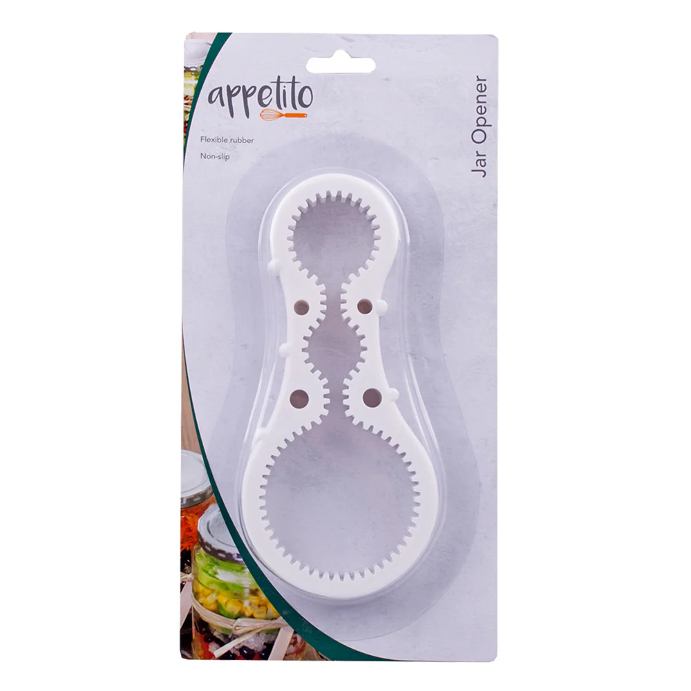 Appetito Rubber Non-slip Jar Lid Opener Home Kitchen Tools (White) - Image 3