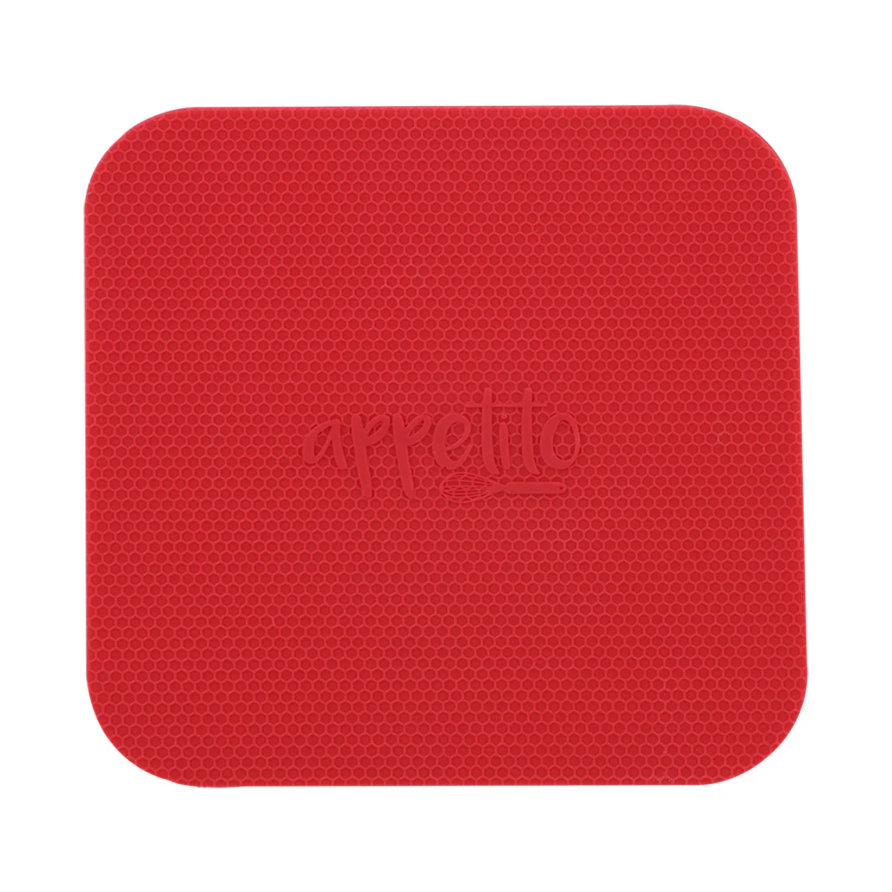 Appetito Silicone Jar Lid Textured Grip Opener Home Kitchen Tool (Red) - Image 2