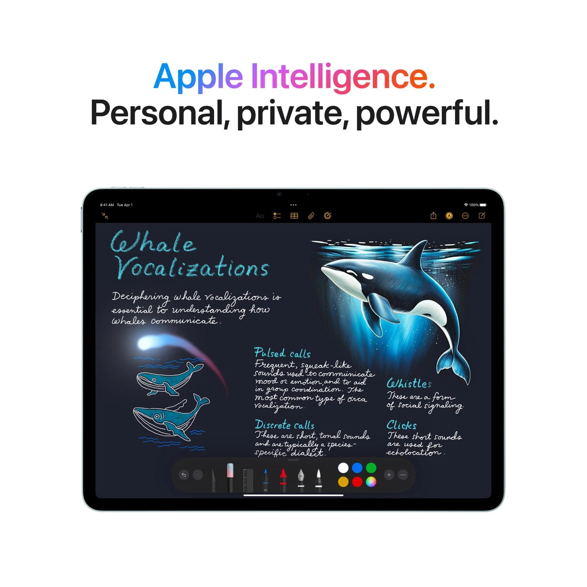 Apple iPad Air 11-inch M3 128GB Wi-Fi + Cellular (Starlight) - Image 5