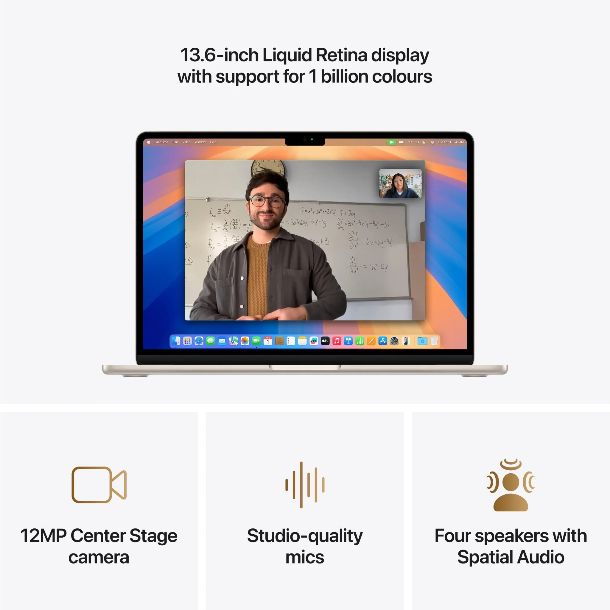 Apple MacBook Air 13-inch with M4 Chip, 512GB/16GB (Starlight)[~Refurbished] - Image 5