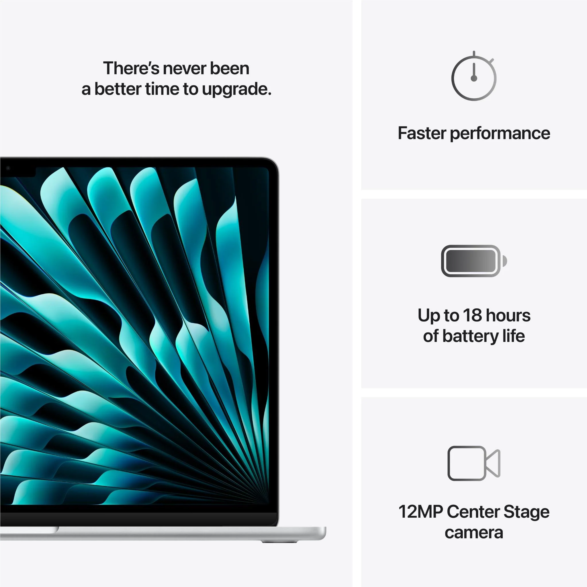 Apple MacBook Air 15-inch with M4 Chip, 512GB/16GB (Silver) - Image 10
