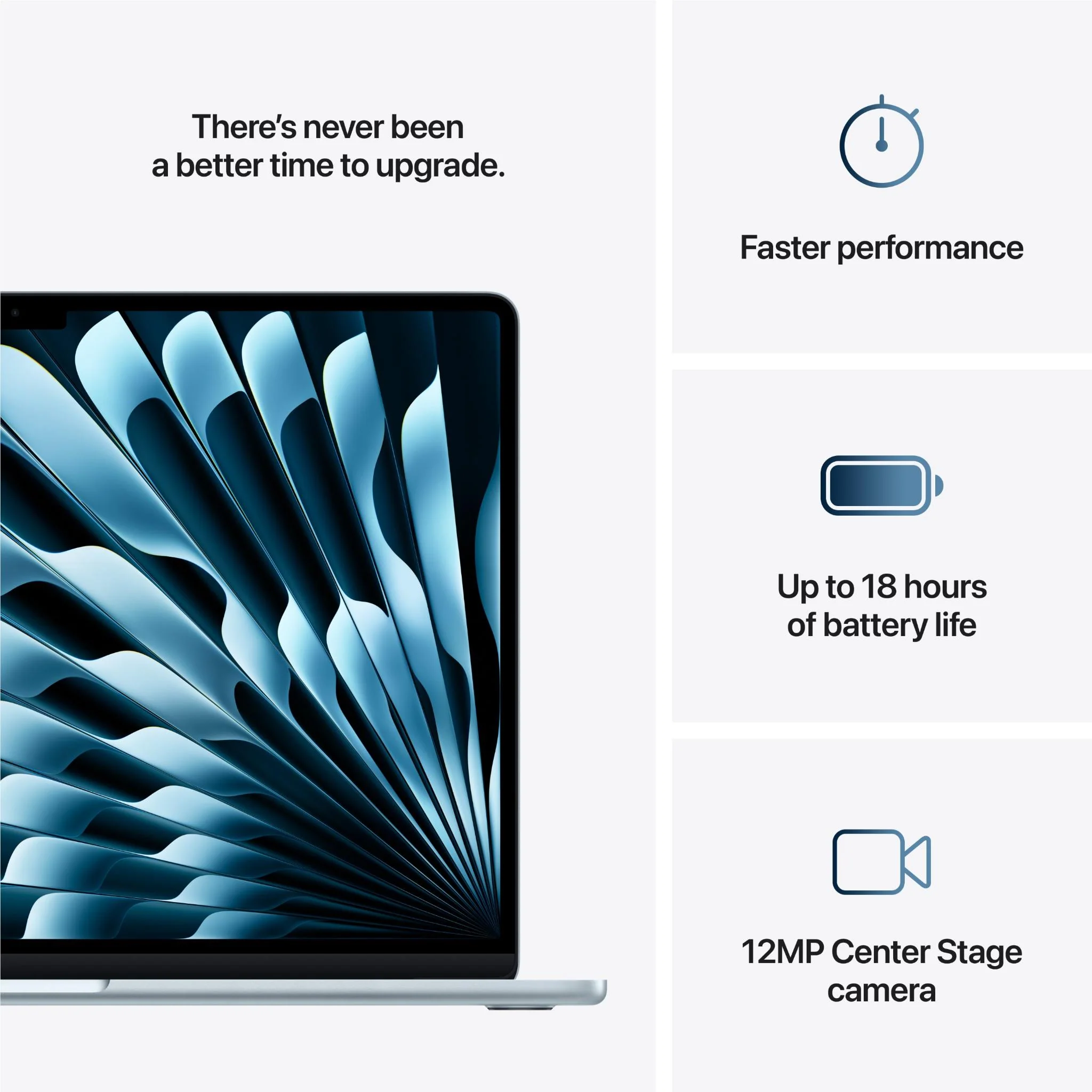 Apple MacBook Air 15-inch with M4 Chip, 512GB/16GB (Sky Blue) - Image 10