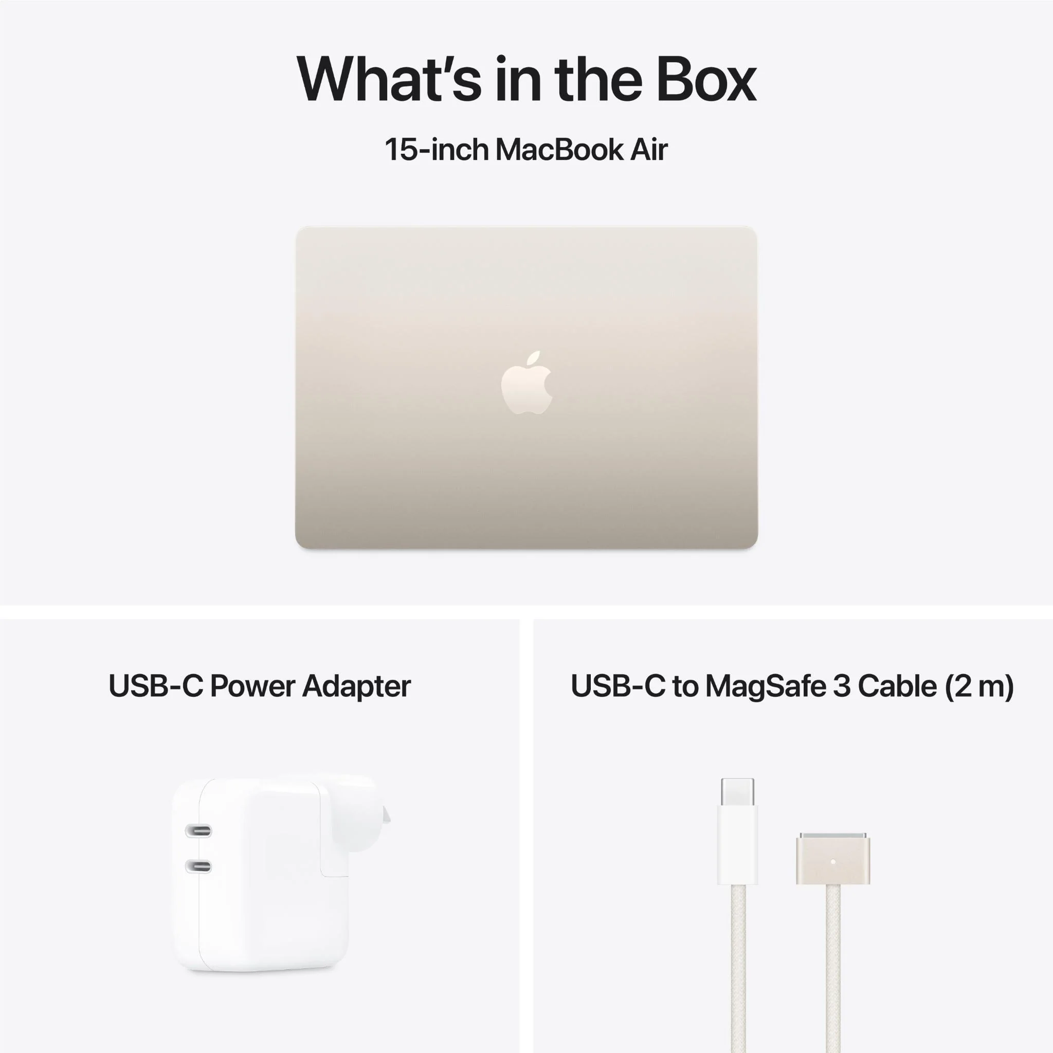Apple MacBook Air 15-inch with M4 Chip, 512GB/16GB (Starlight) - Image 11