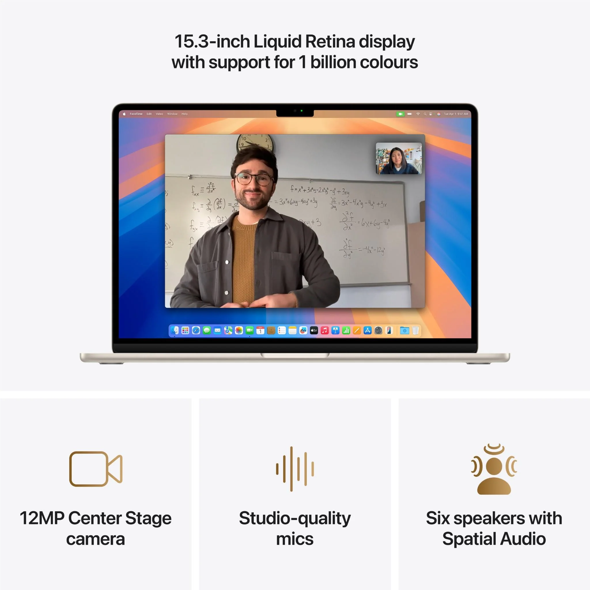 Apple MacBook Air 15-inch with M4 Chip, 512GB/16GB (Starlight) - Image 5