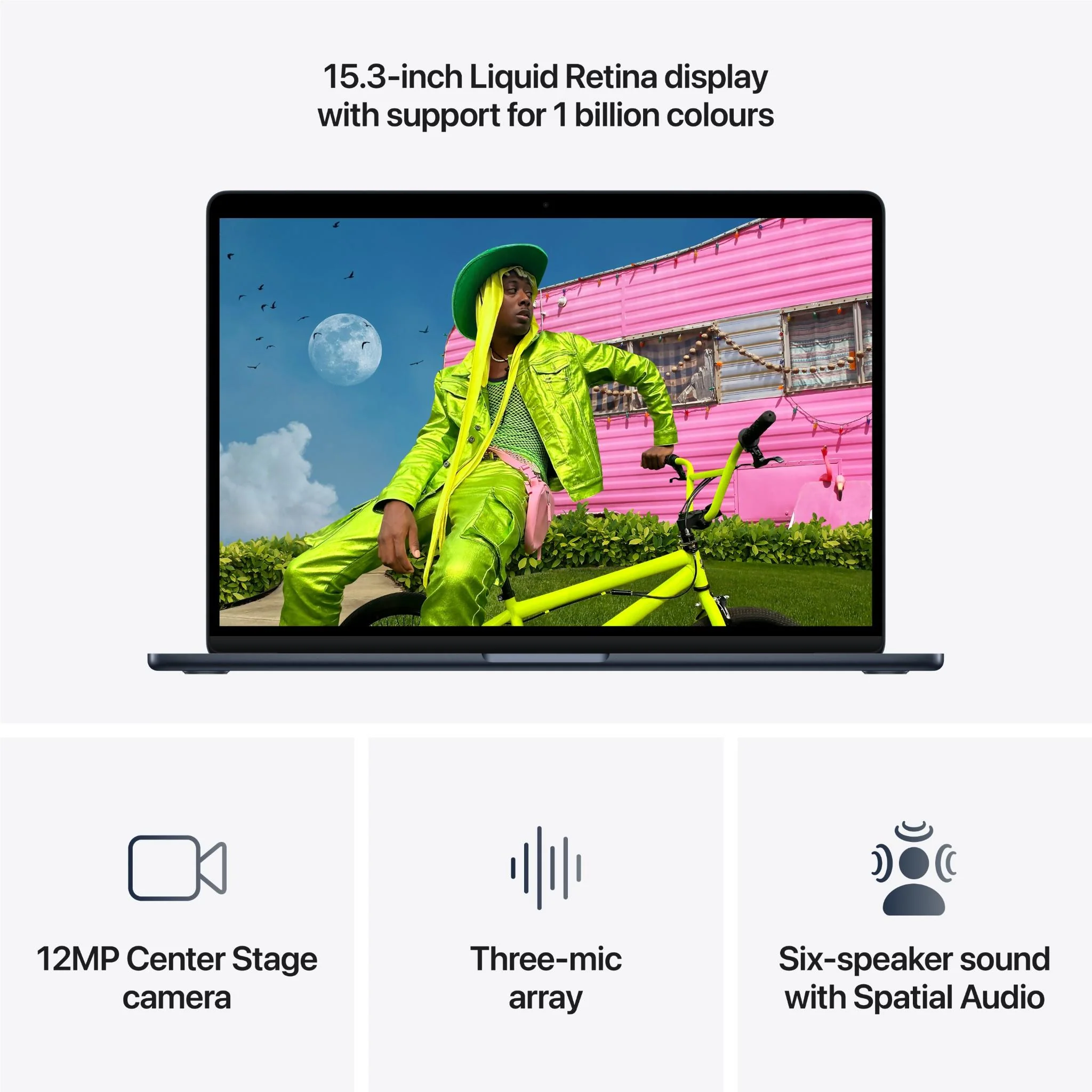 Apple MacBook Air 15-inch with M5 Chip, 1TB/16GB (Midnight) - Image 5