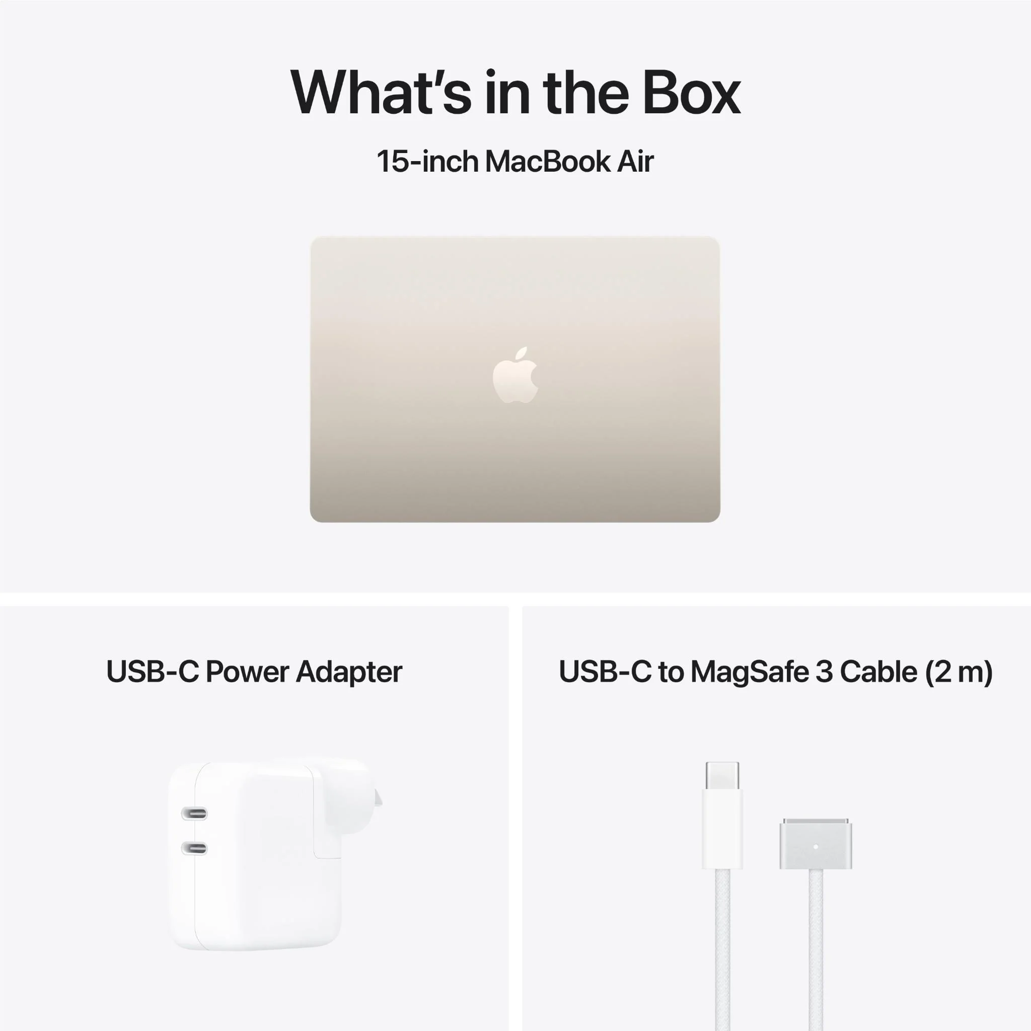 Apple MacBook Air 15-inch with M5 Chip, 1TB/24GB (Starlight) - Image 9