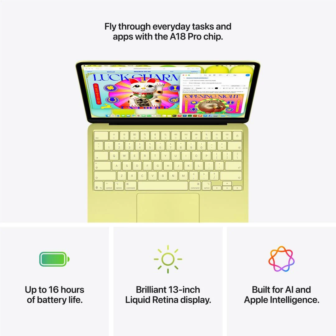 Apple MacBook Neo 13-inch with A18 Pro Chip, 256GB/8GB (Blush) - Image 9