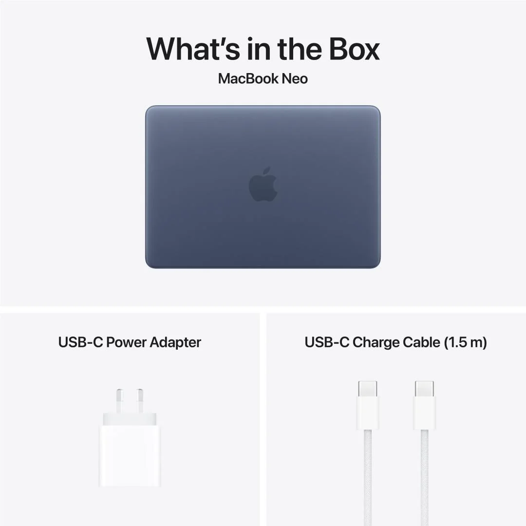 Apple MacBook Neo 13-inch with A18 Pro Chip, 512GB/8GB (Indigo) - Image 10