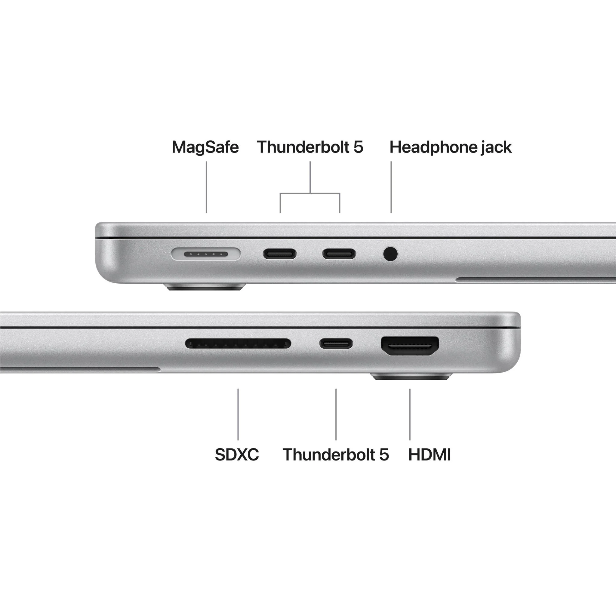 Apple MacBook Pro 14-inch with M5 Max Chip, 2TB/36GB (Silver) - Image 7