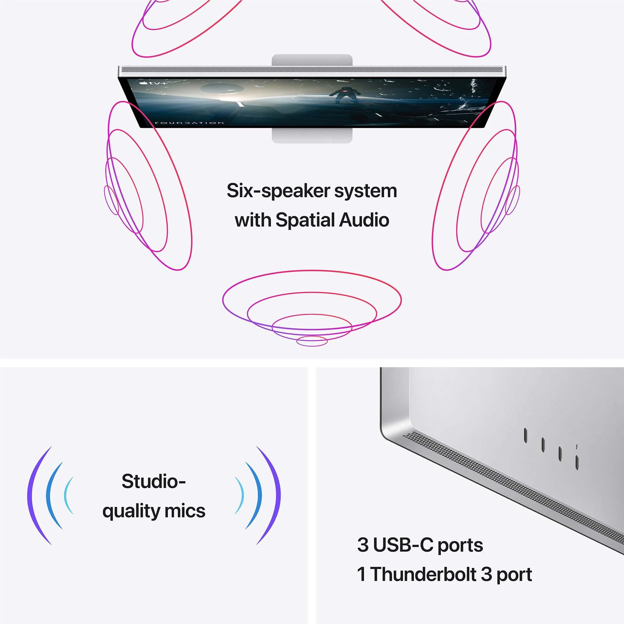 Apple Studio Display 27-inch 5K Retina (Vesa Mount/2022)[Nano Glass] - Image 6
