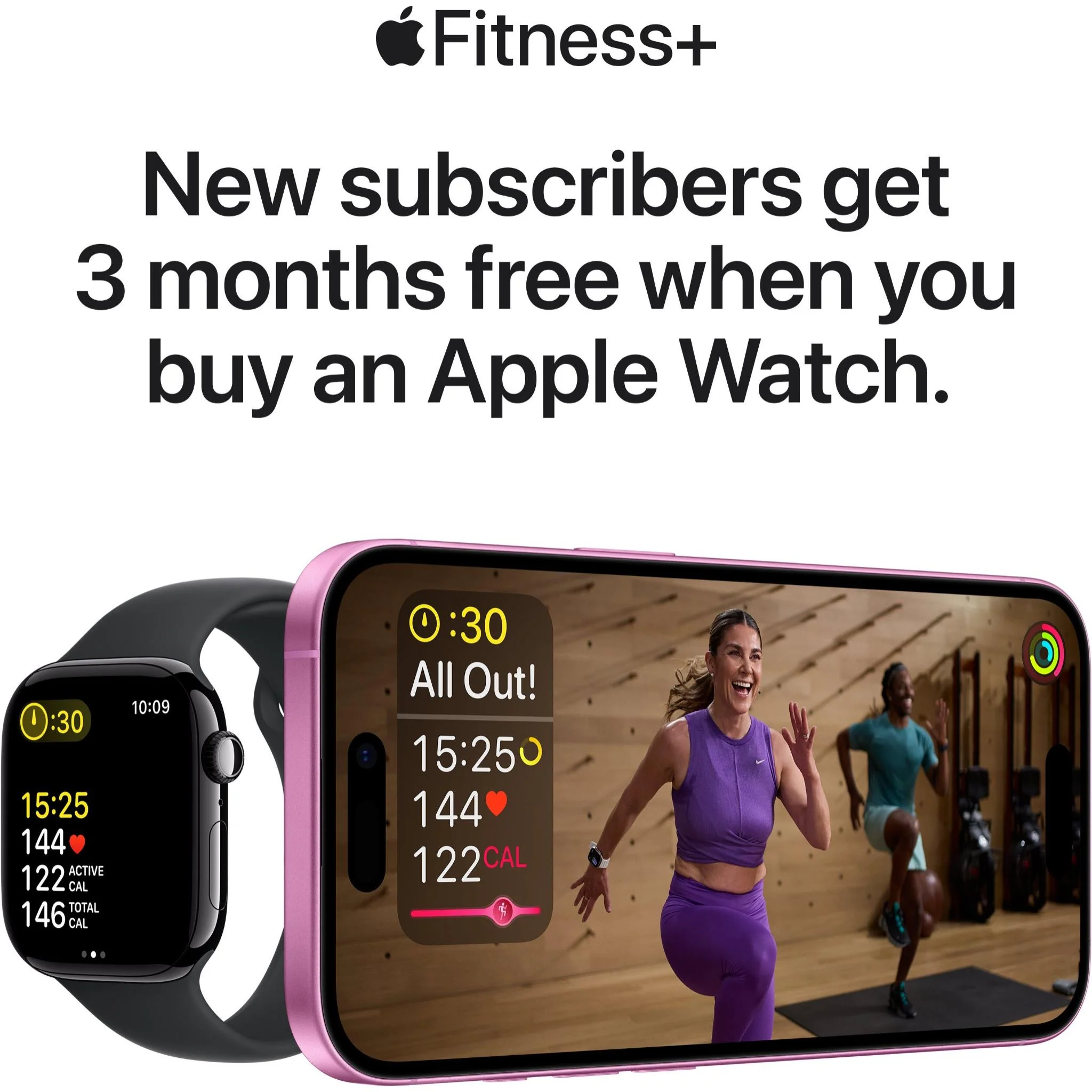 Apple Watch SE 44mm Midnight Aluminium Case GPS + Cellular  Sport Band (M/L) [2024] - Image 8