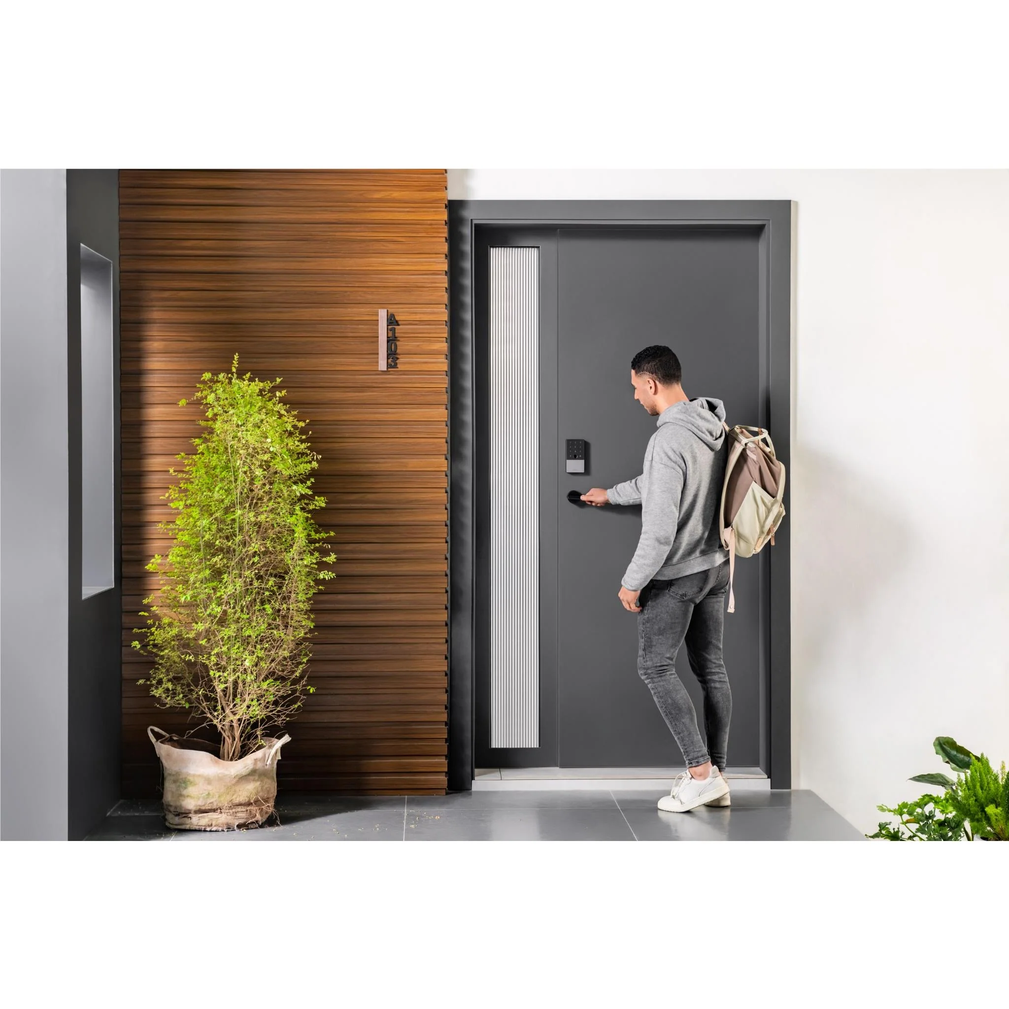 Aqara Smart Door Lock U100 with E1 Hub Kit (Silver) - Image 6