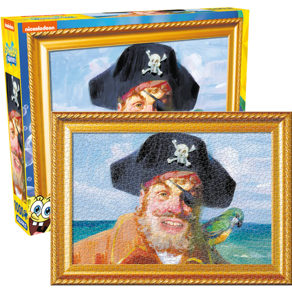 Aquarius 1000pc Aquarius SpongeBob Painty The Pirate Jigsaw Puzzle 51x71cm - Image 2