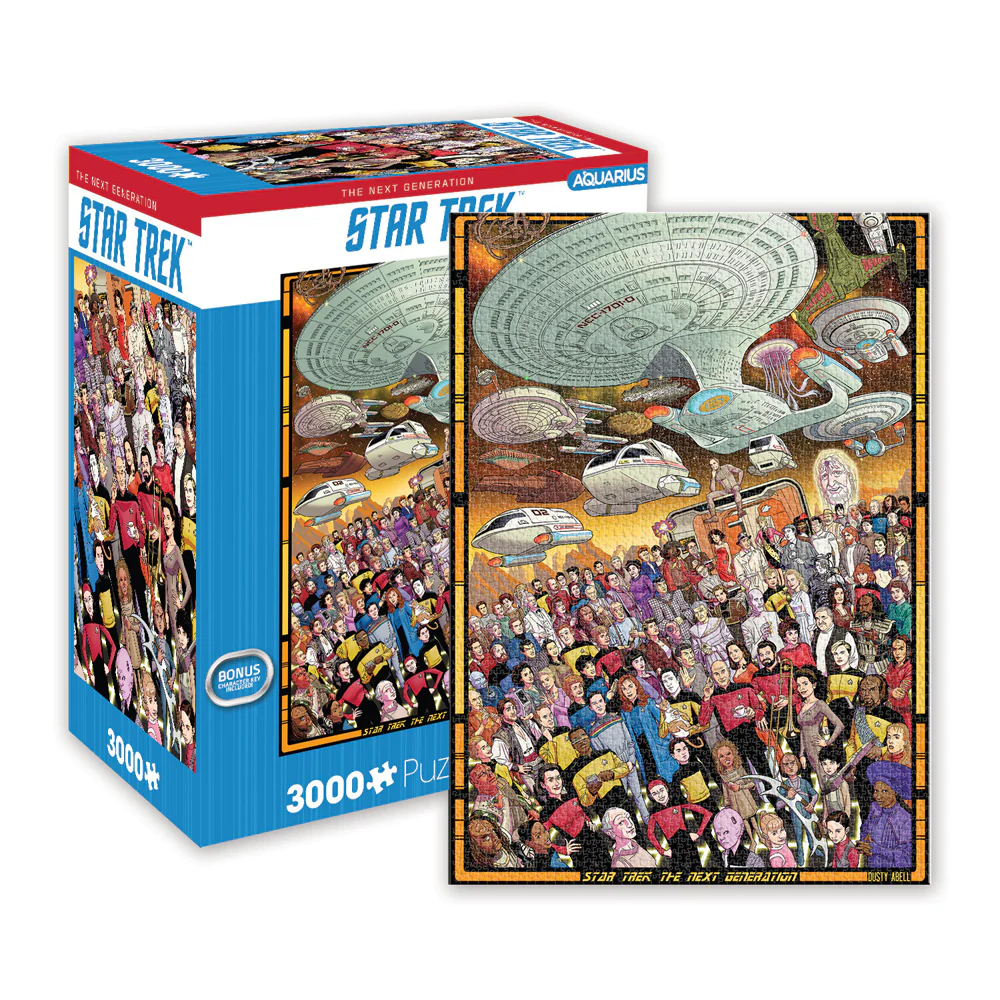 Aquarius 3000pc Star Trek The Next Generation 25x20cm Jigsaw Puzzle - Image 2