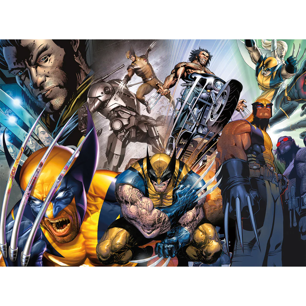 Aquarius 500pc Marvel Wolverine Collage Jigsaw Puzzle Kids Game 35x48cm - Image 2