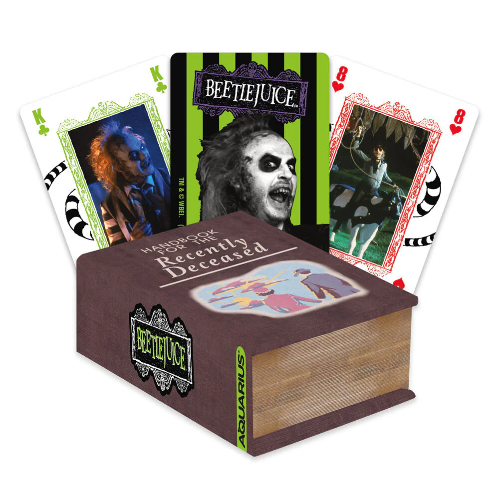 Aquarius Beetlejuice Premium Playing Cards Novelty Card Set 6.35x8.89cm 14y+ - Image 2