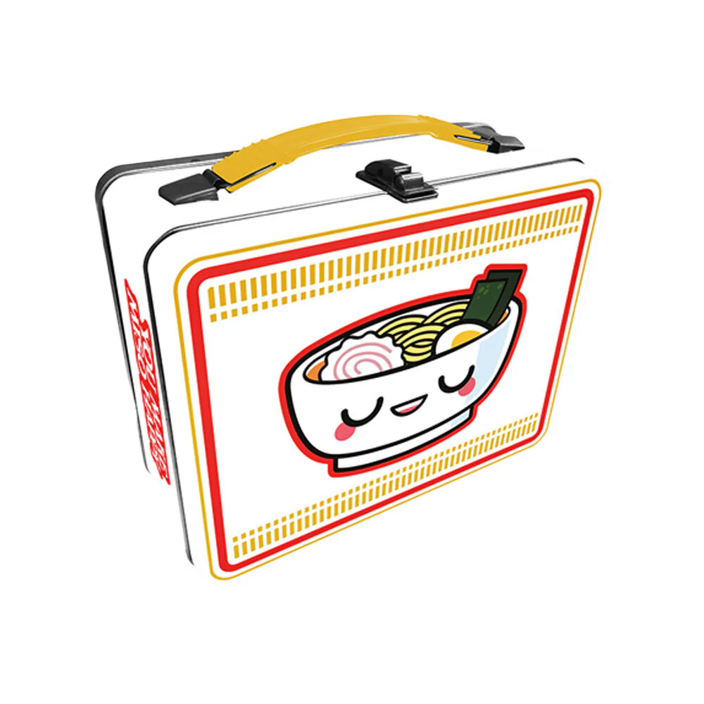 Aquarius Ramen Tin Fun Box Storage Lunch Container with Carry Handle Rectangle - Image 2