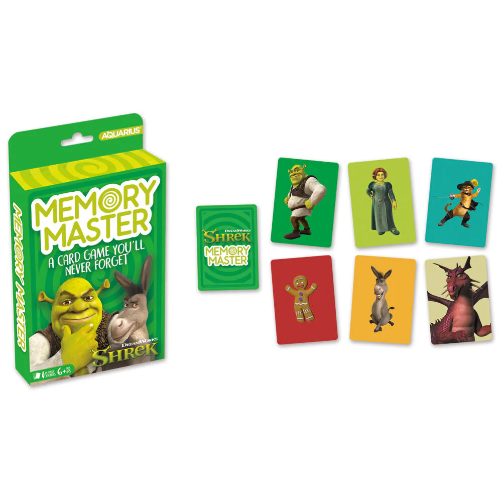 Aquarius Shrek Memory Master Educational Memory Card Game 17x12cm Green 6y+ - Image 2