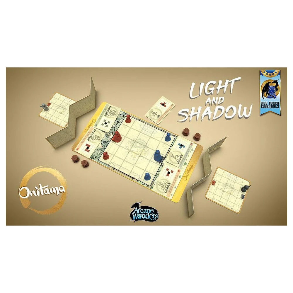Arcane Wonders Onitama Light & Shadow Board Game - Image 4