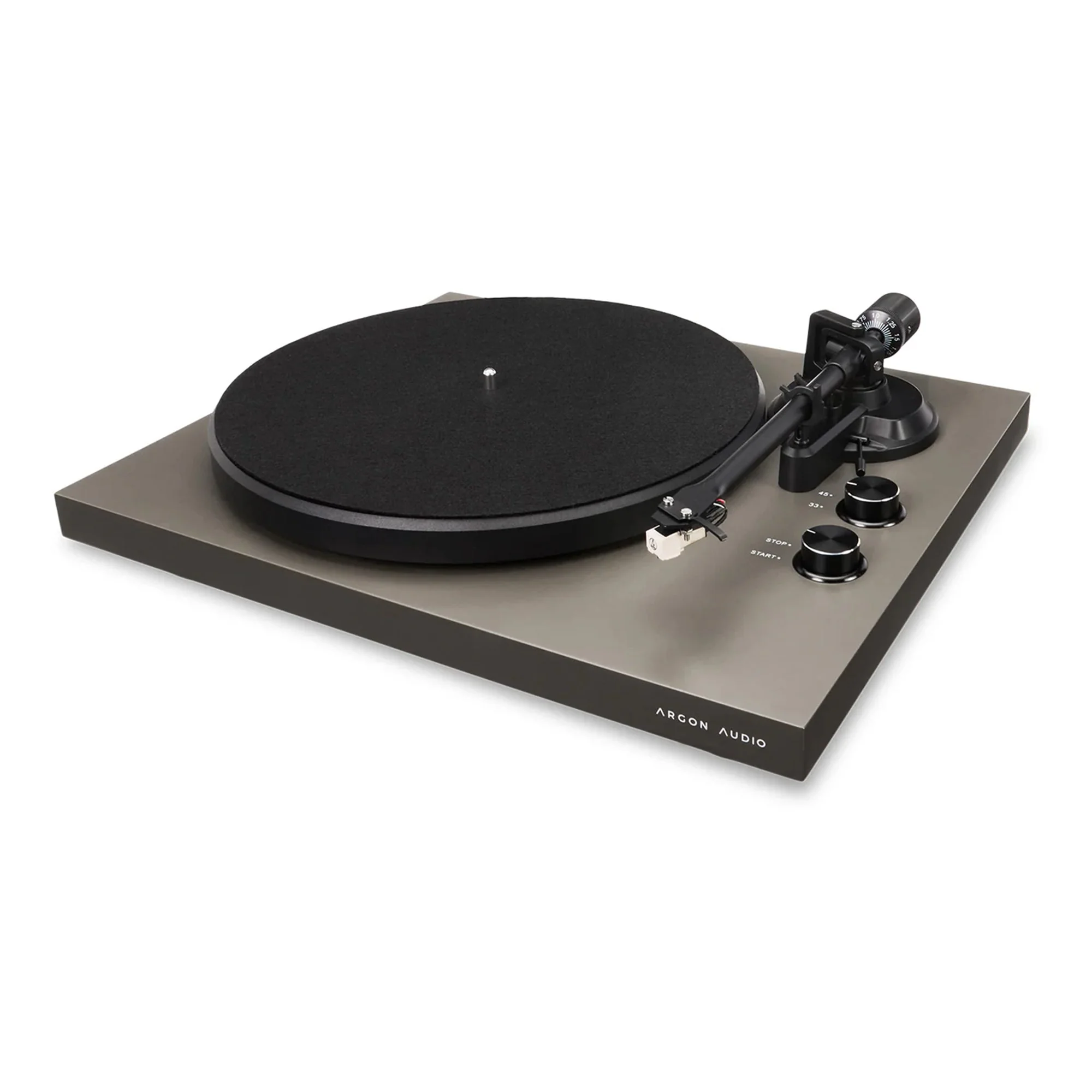 Argon Audio Earth Grey Turntable MK2 - Image 3