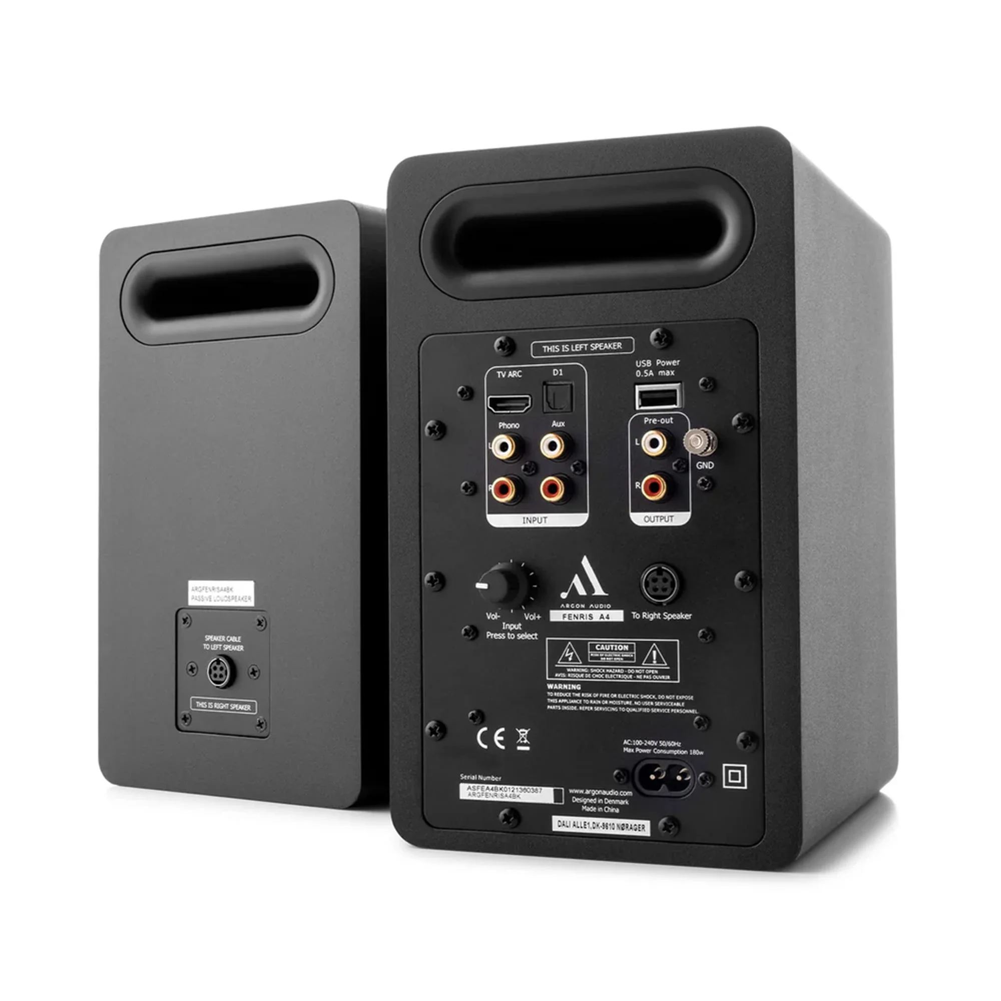 Argon Audio FENRIS Black Active 4 Speakers - Image 2