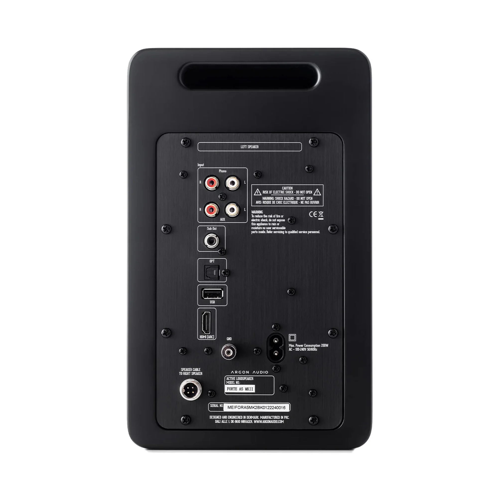 Argon Audio FORTE Black A5 MK2 Bookshelf Speakers - Image 3