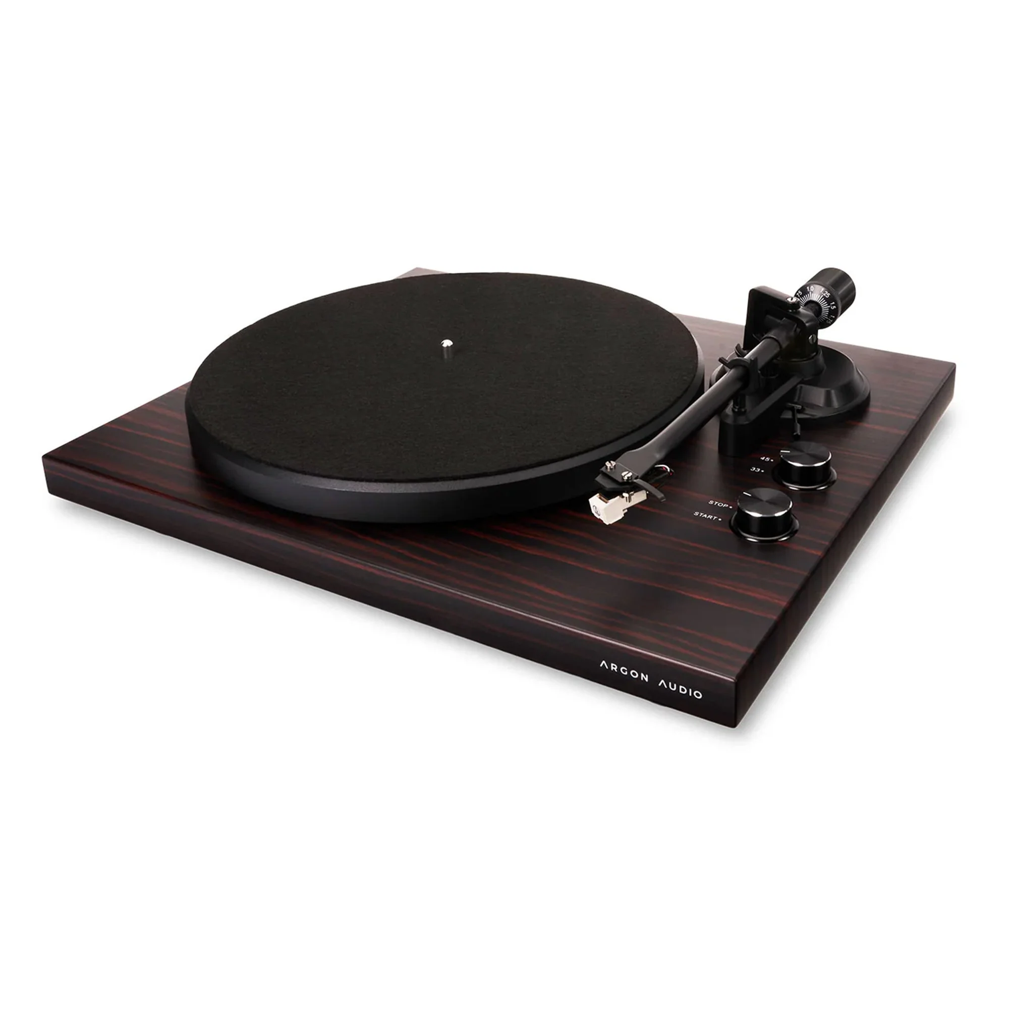 Argon Audio Satin Mahongany Turntable MK2 - Image 3