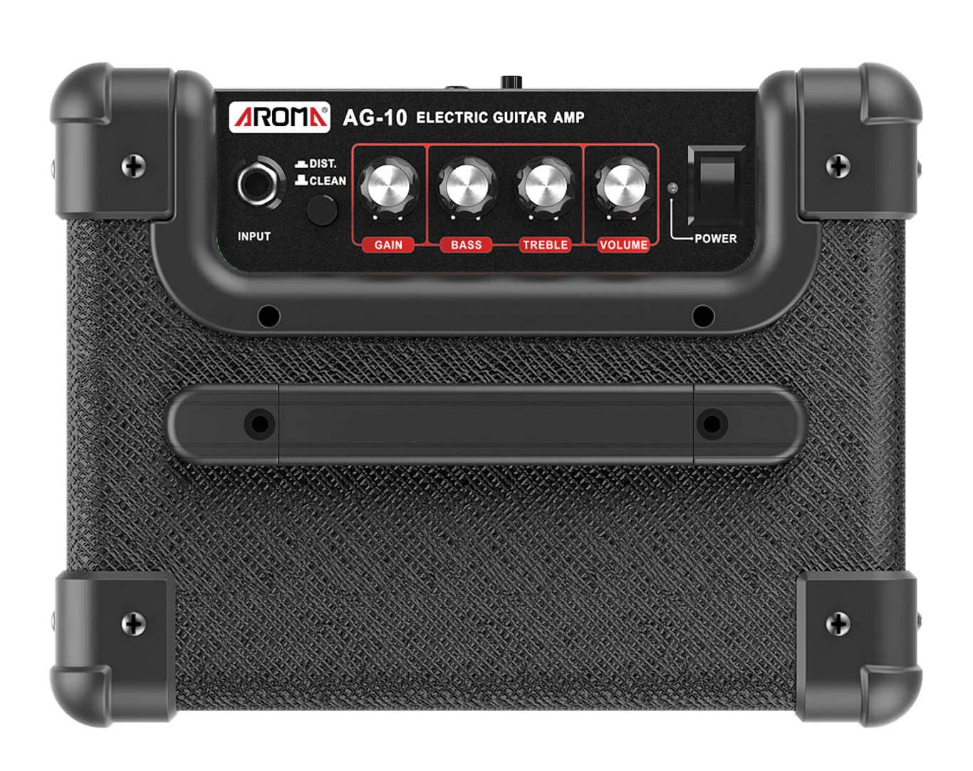 Aroma 10W Portable Guitar Amplifier (Black) - Image 4