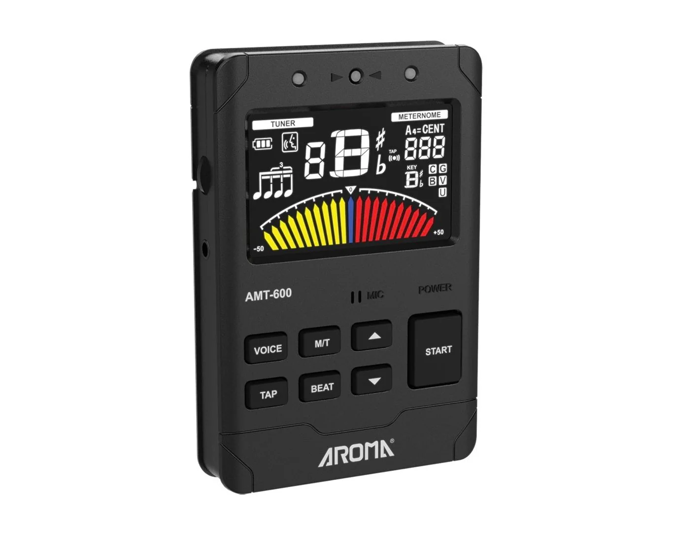 AROMA Mini Clip-On Digital Guitar Tuner - Image 2