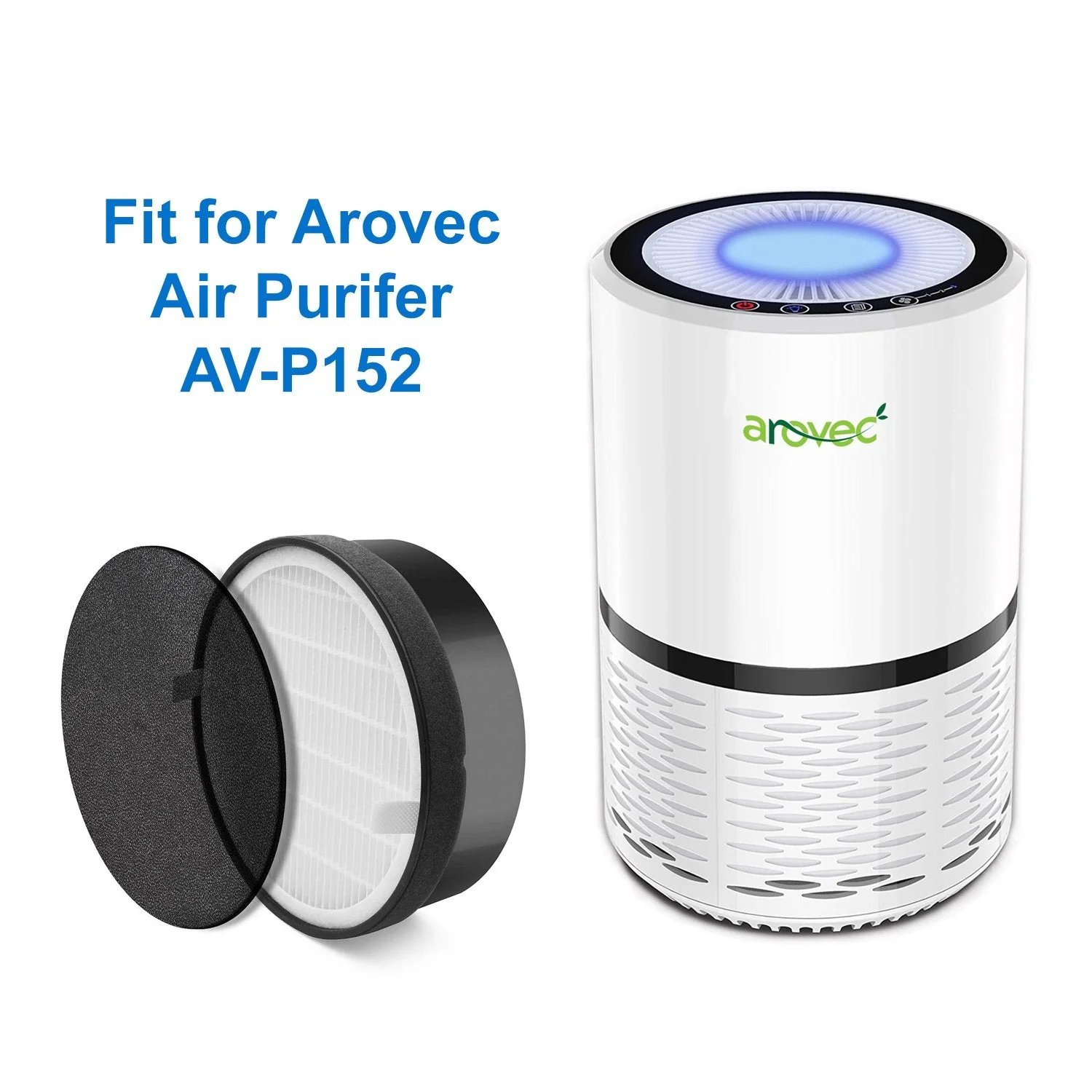 AROVEC Air Purifier Replacement Filter for AV-P152, Genuine (2 Pack) - Image 2